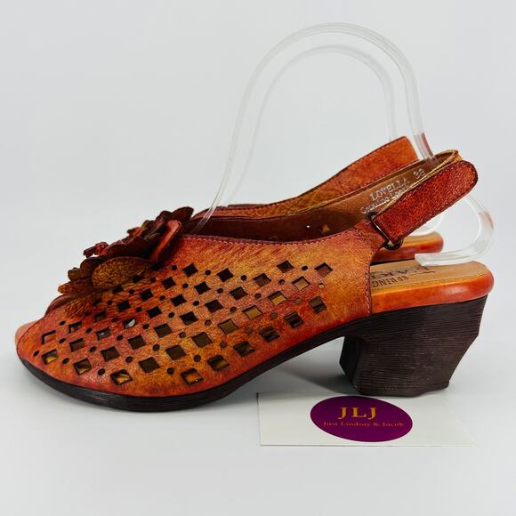 Spring Step L'Artiste Women's Lovella Leather Sandals Size 38 EU/ 7.5-8 US - Picture 5 of 12